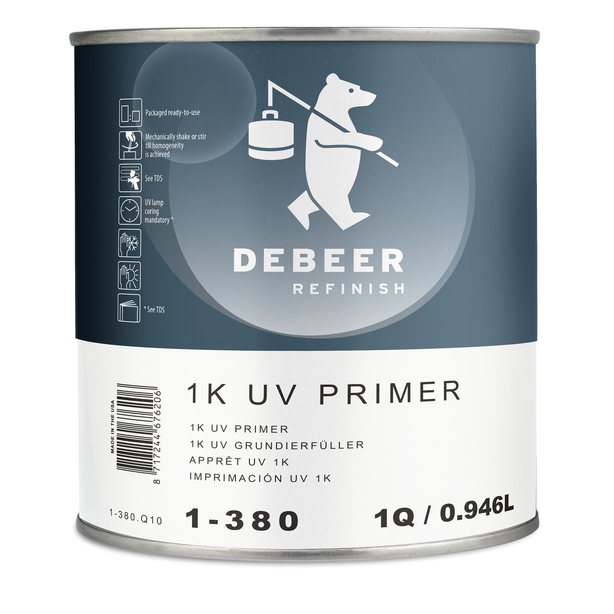 DeBeer 1-380 1K UV Primer