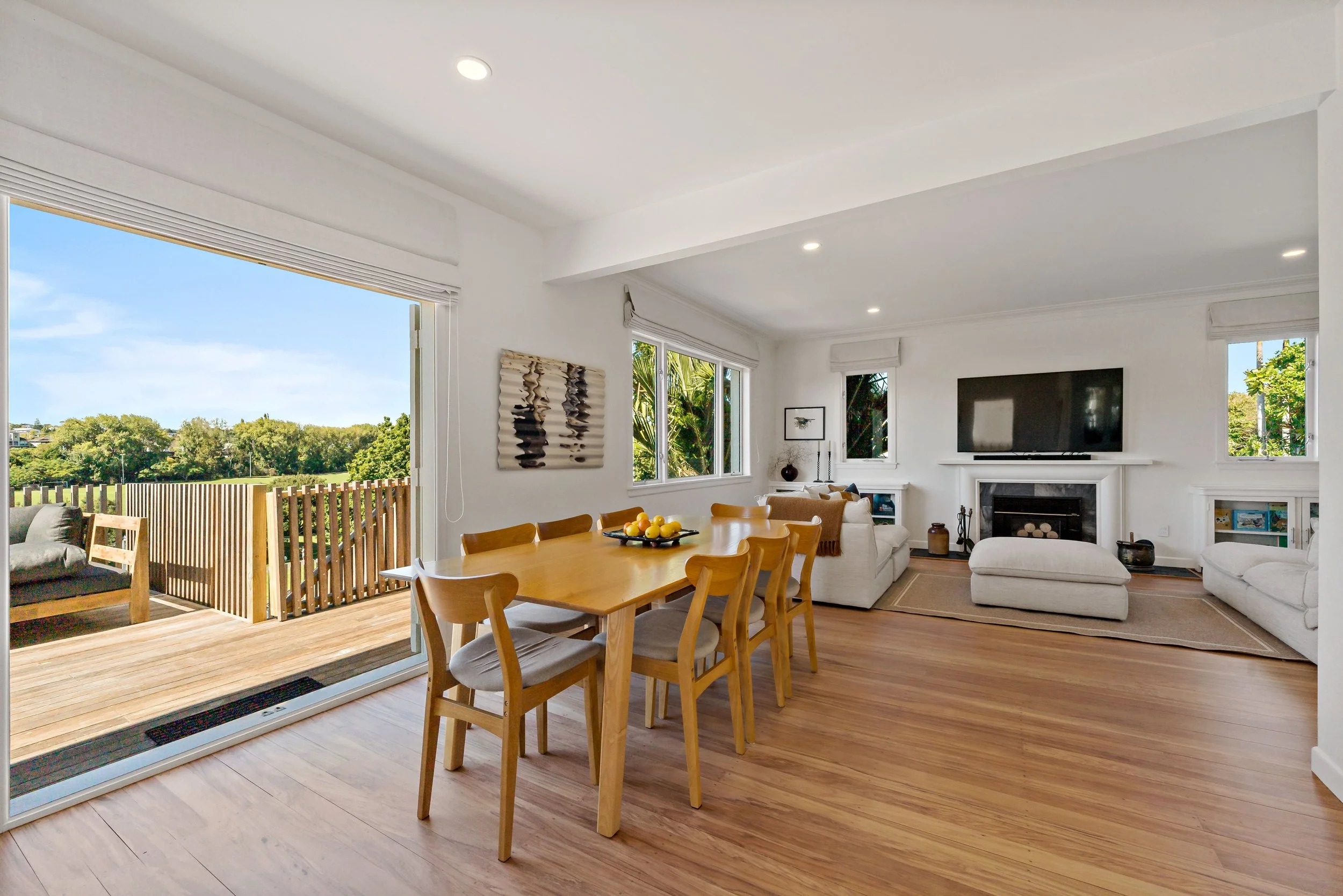 Handley Omni~ Matt waterborne polyurethane in action. Contractor - Duncan Floor Co