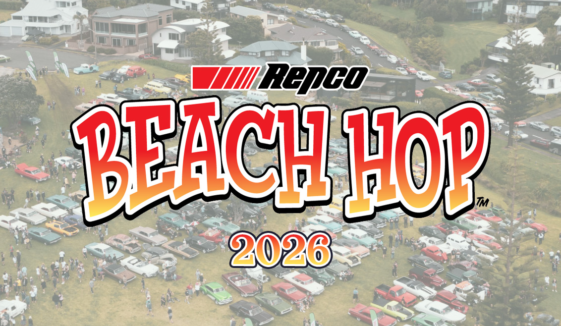 Promotional graphic for 2026 Beach Hop