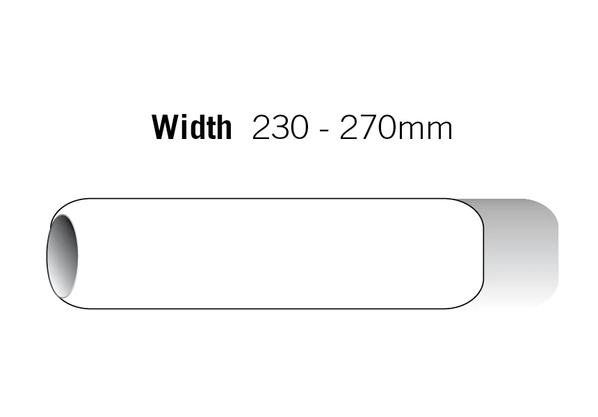 230 - 270mm Width