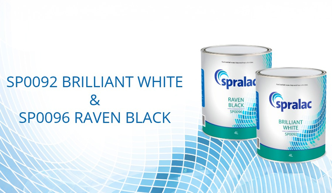 Spralac Black & White Topcoats