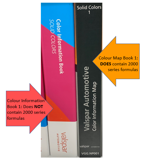 Colour Book 1 Solid Colours Comparison