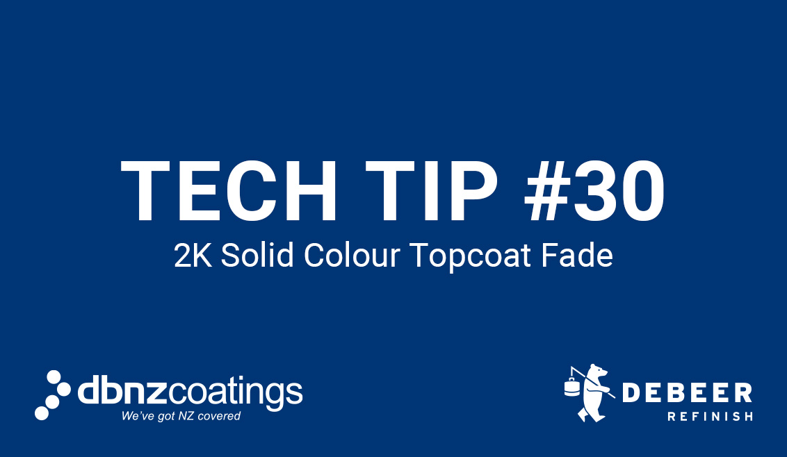 Tuesday Tech Tip #30 - 2K Solid Colour Topcoat Fade