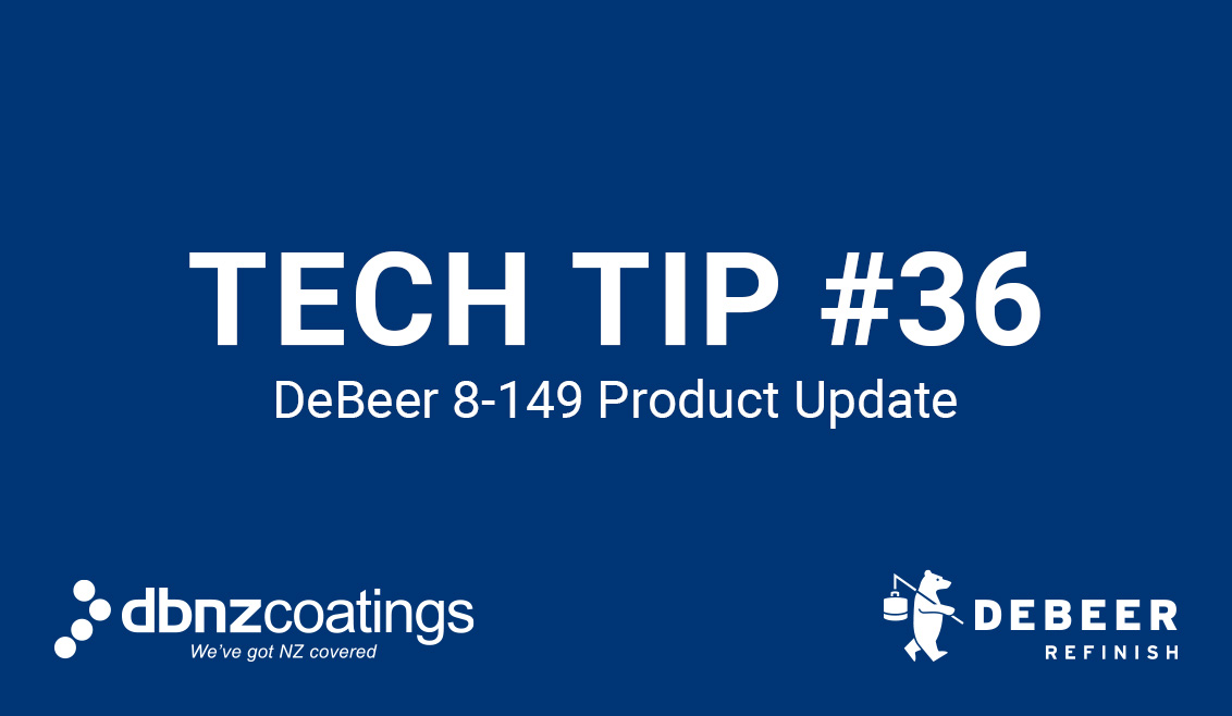 Tuesday Tech Tip #36 - DeBeer 8-149 Product Update