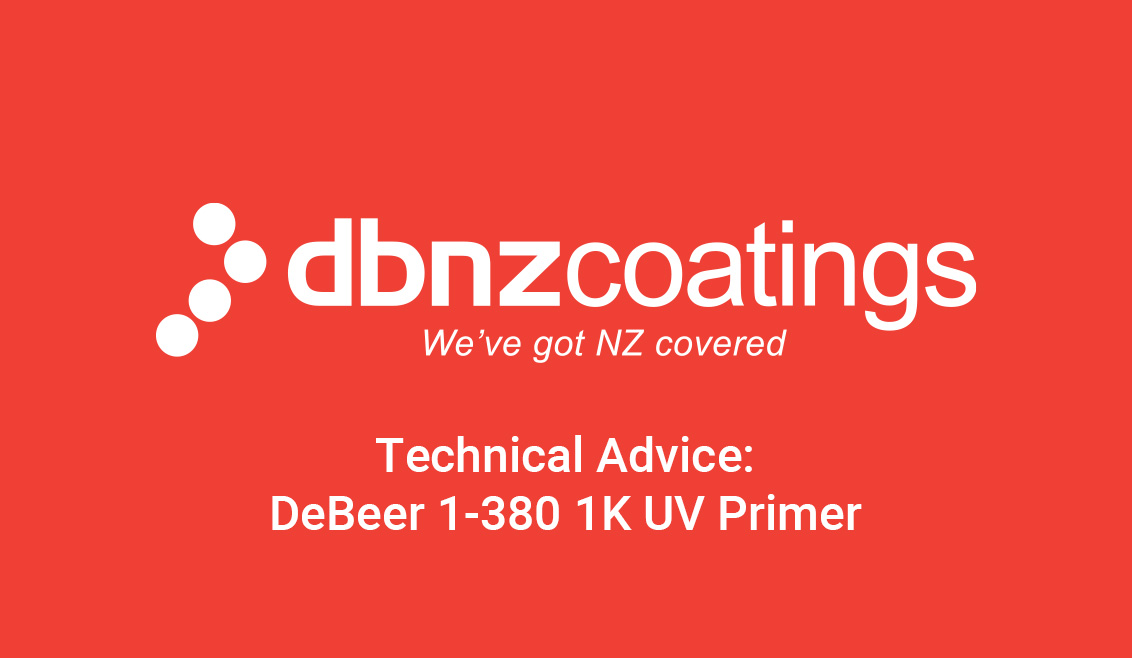 DBNZ Coatings - Technical Advice 1-380 1K UV Primer